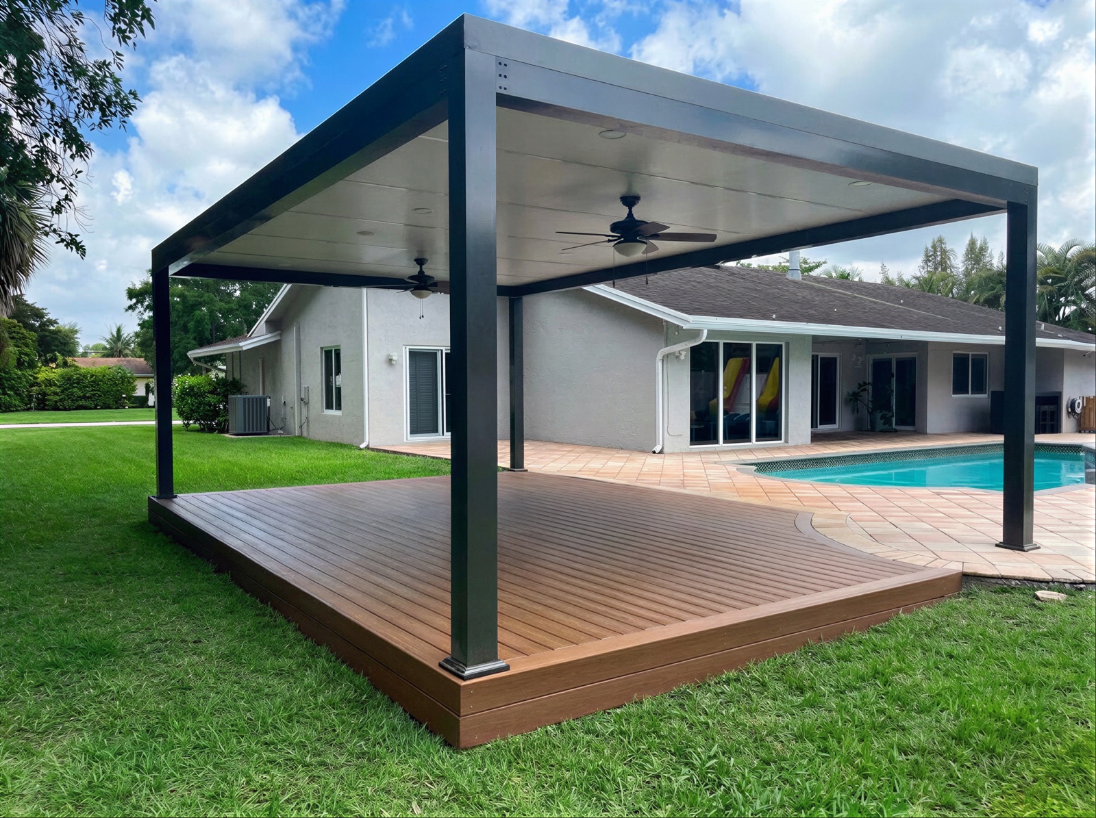 A Victory Pro Deck Builders pergola project